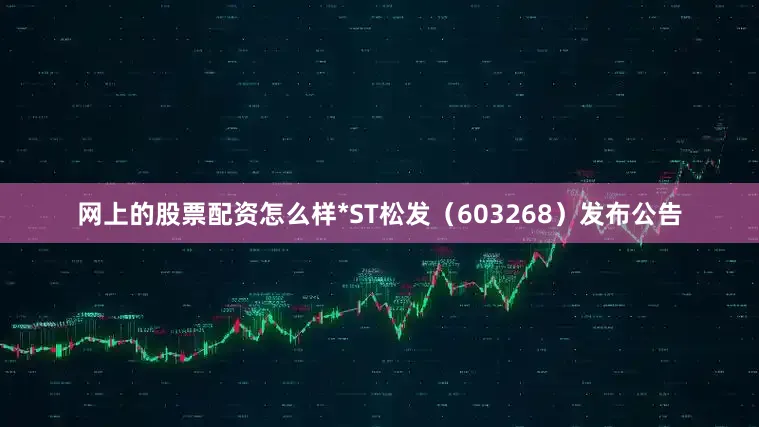 网上的股票配资怎么样*ST松发（603268）发布公告