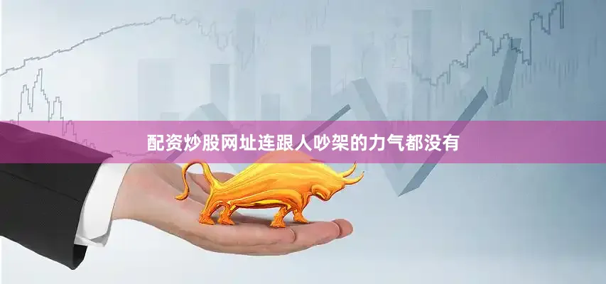 配资炒股网址连跟人吵架的力气都没有